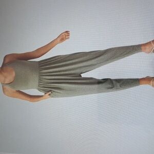 XLARGE     HALARA BACKLESS TWISTED U NECK EASY PEEZY HAREM JUMPSUIT